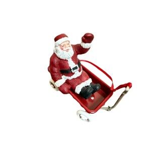 Radio Flyer Christmas Collection Wagon Tree Ornament Model 120 Santa Claus